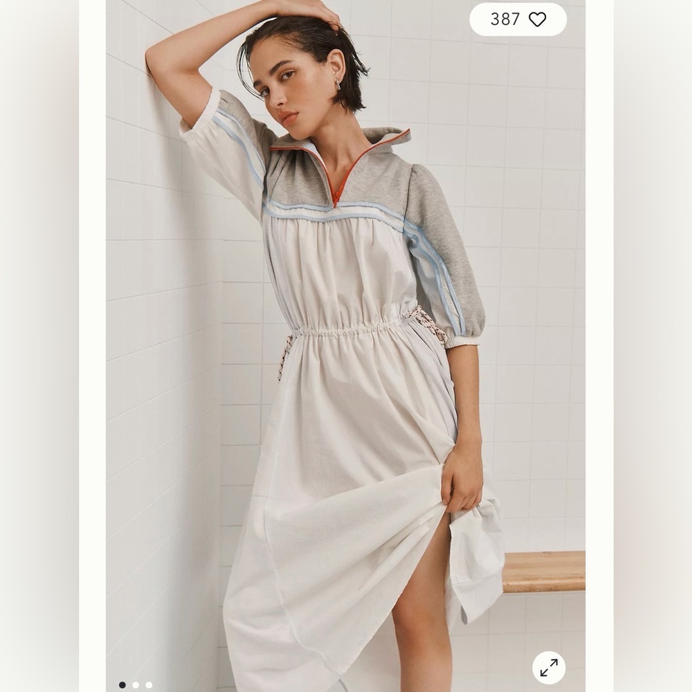 Anthropologie daily practice amplitude dress nwt